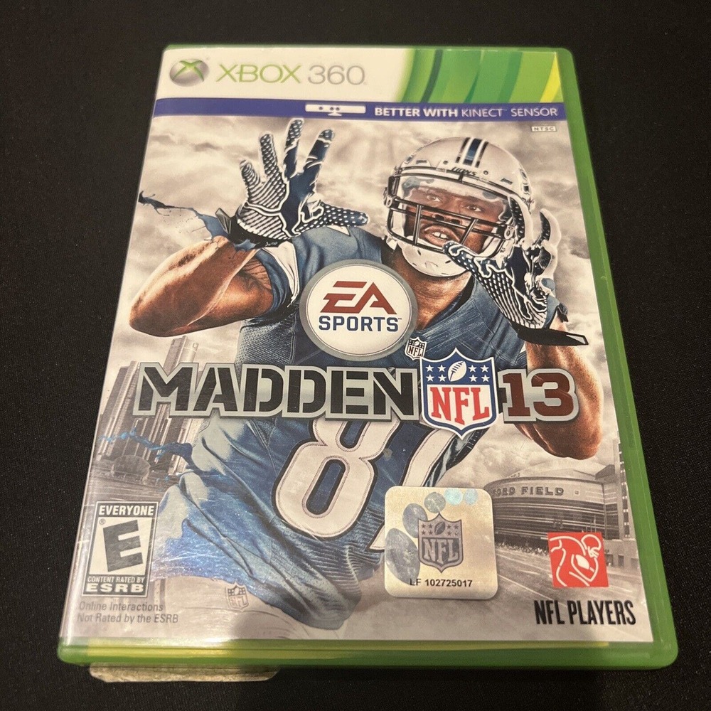 Madden NFL 13 (Microsoft Xbox 360, 2012) - Vintage NFL Madden Video Game